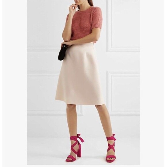 Carcuume Women’s Purple Pink Suede Strappy Ankle Wrap High Heel Shoes Size 9 - Picture 10 of 14